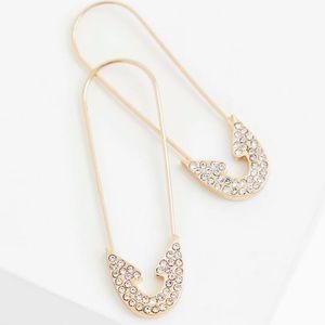 ❤️‍🔥NWT Betsey Johnson Oversized Safety Pin Earrings❤️‍🔥